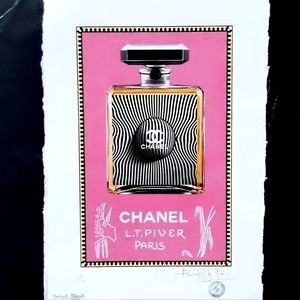 CHANEL, L.T. Piver Paris, Bottle Print, by Fairchild Paris
